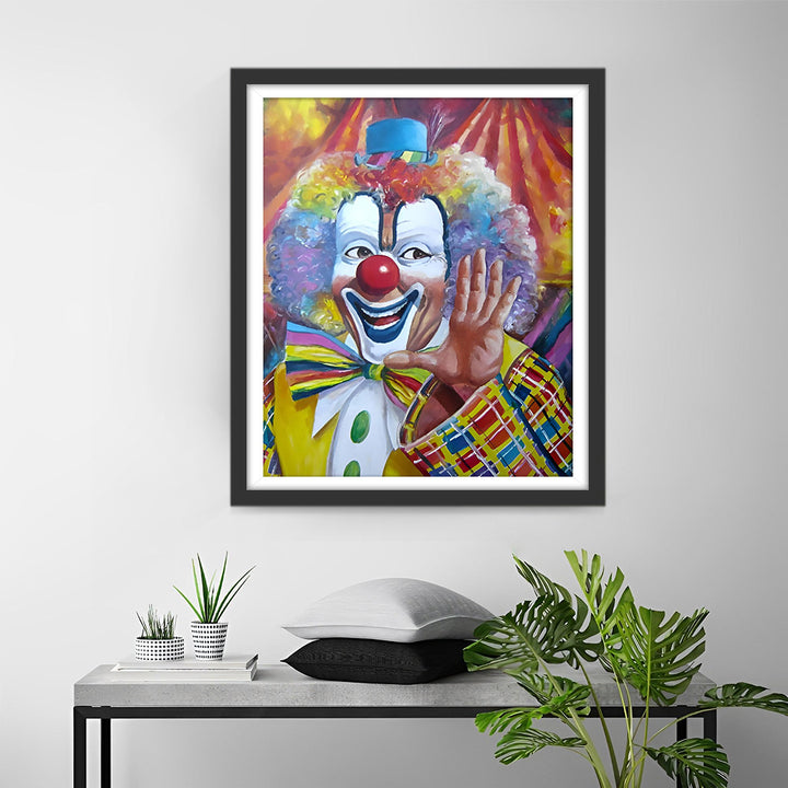 Vrolijke Clown Man Diamond Painting