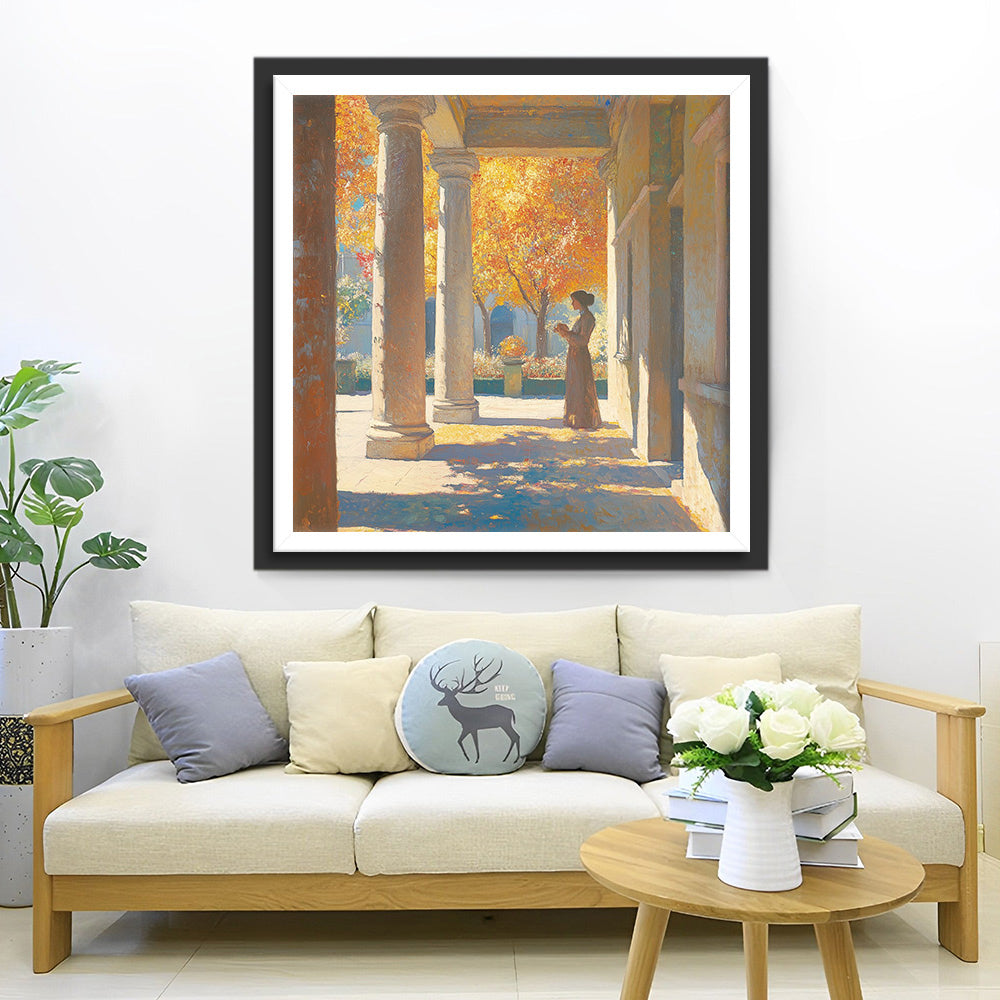 Vrouw in de Gang Diamond Painting