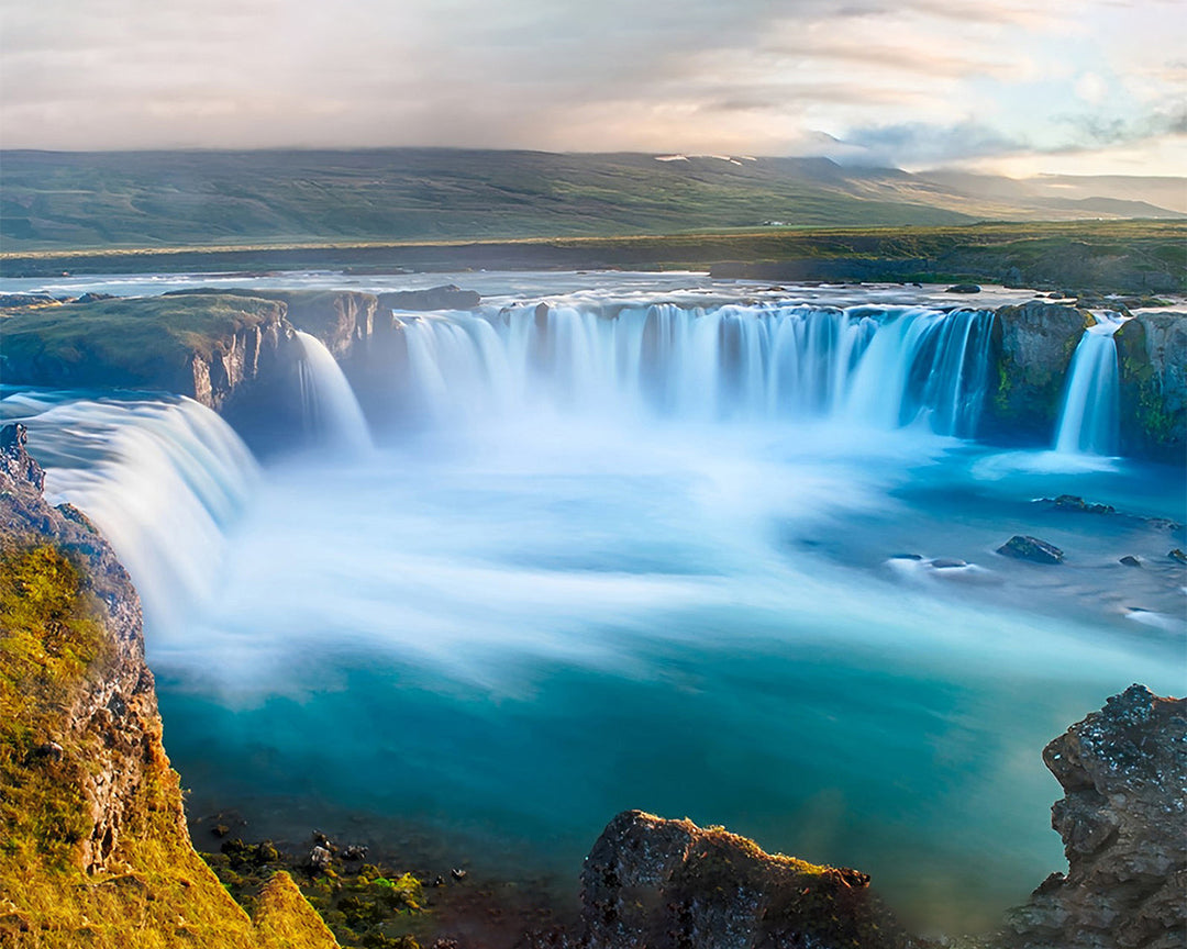 Waterval in de Zee Diamond Painting