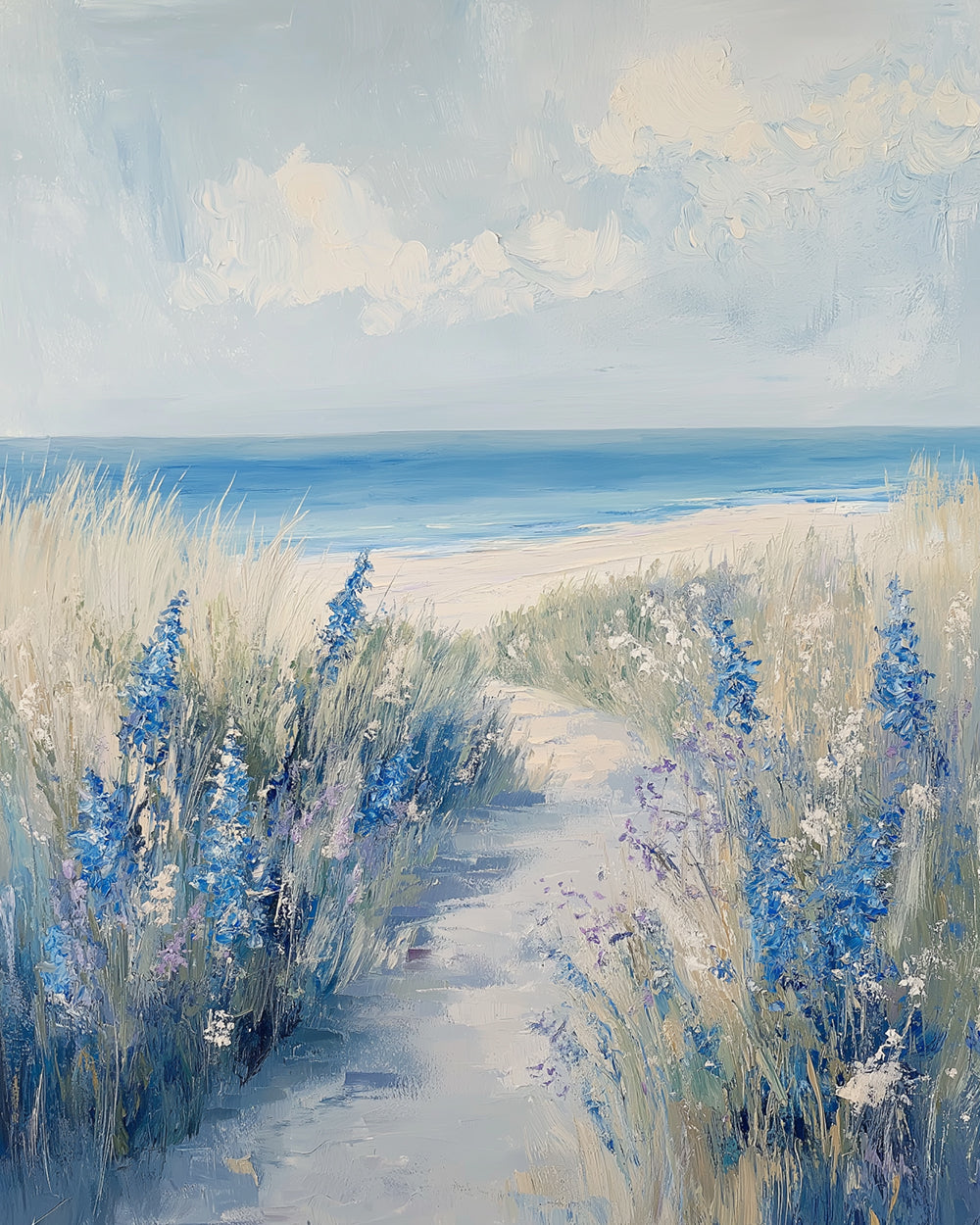 Weide aan Zee Diamond Painting