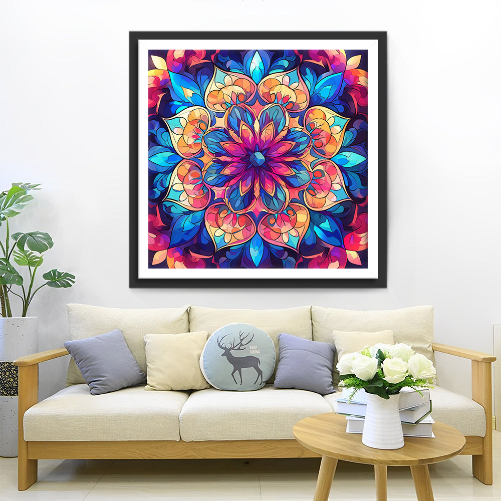 Wisselend Geometrisch Kunstobject Diamond Painting