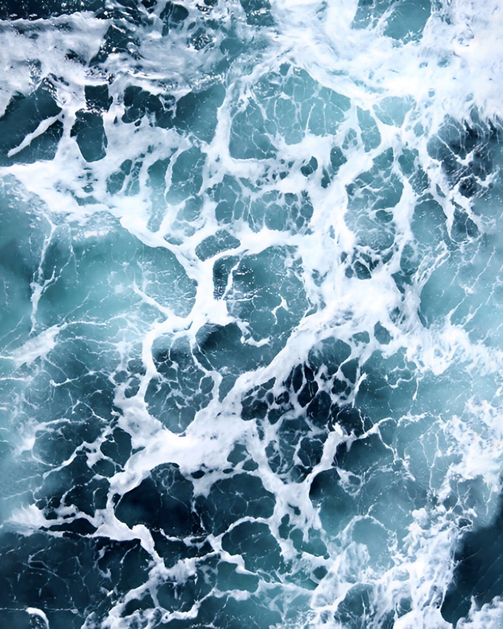 Witte Golven Diamond Painting