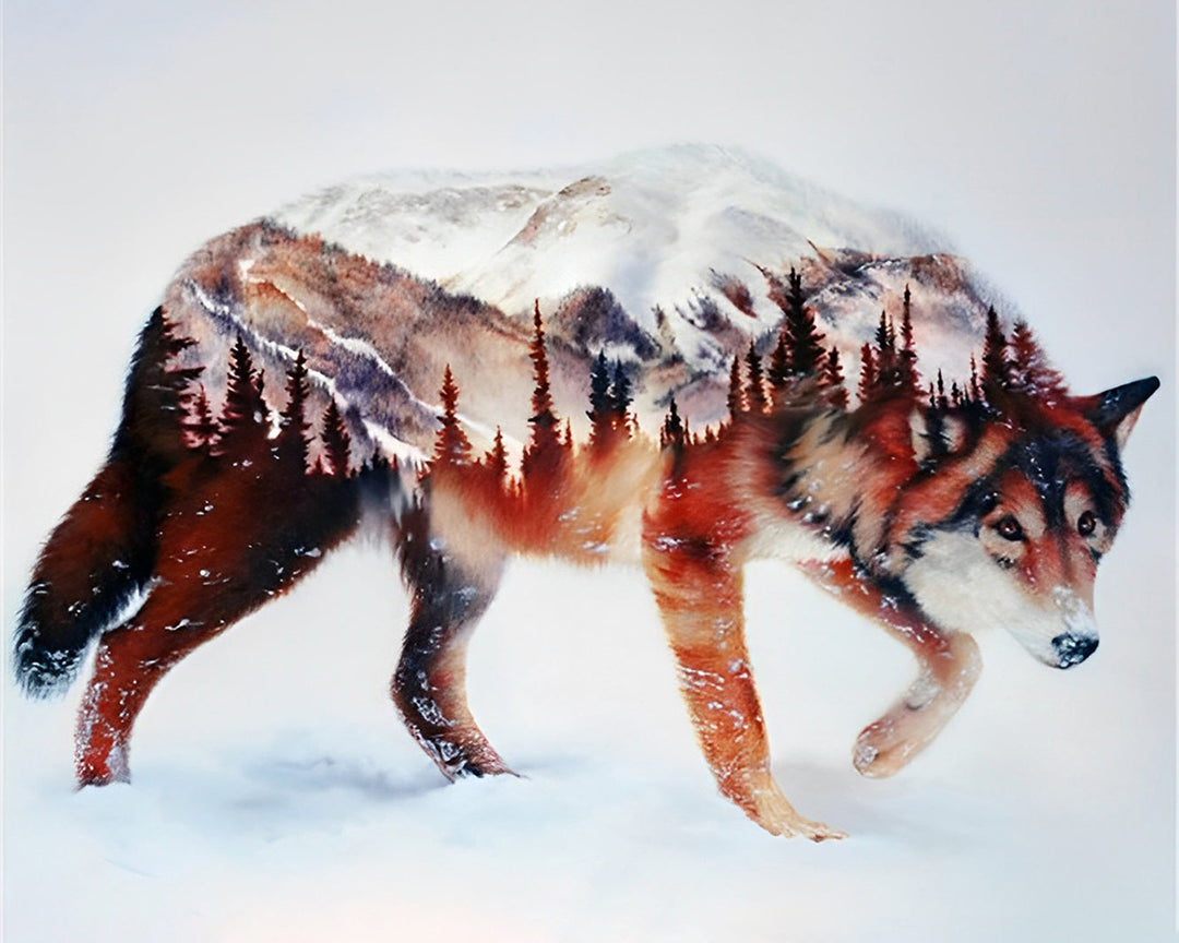 Wolf Bos Berg Diamond Painting