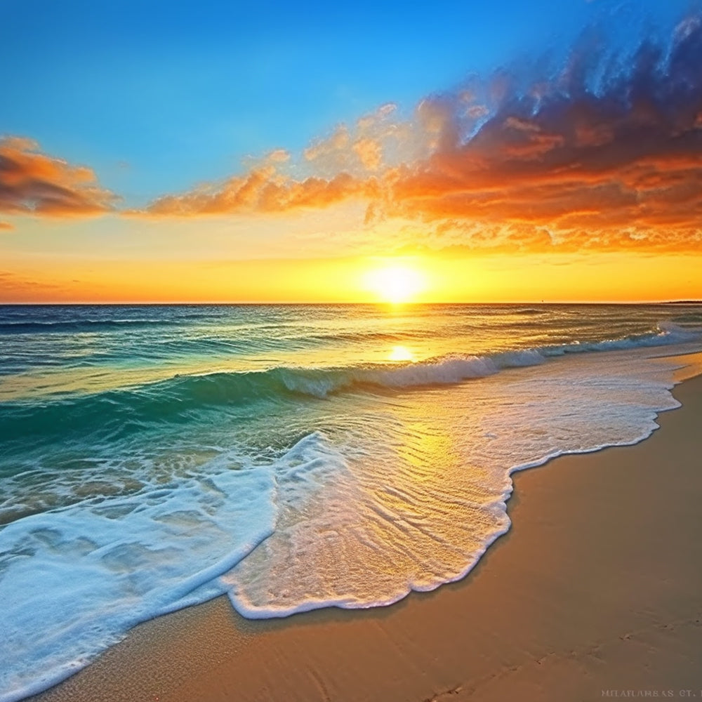 Zee en Strand Diamond Painting