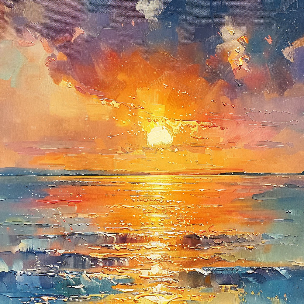 Zonsopgang op Zee Diamond Painting