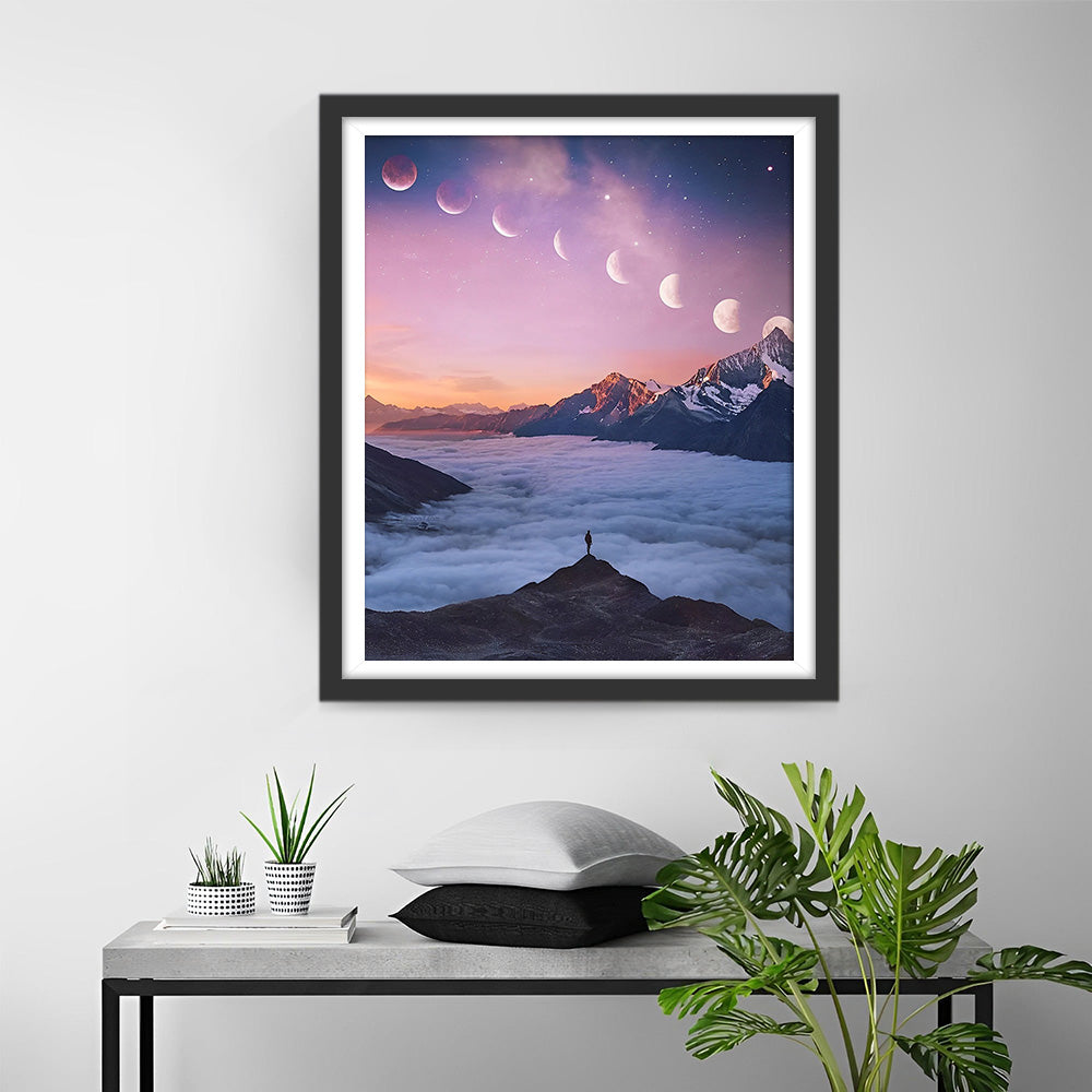 Zonsverduistering Diamond Painting