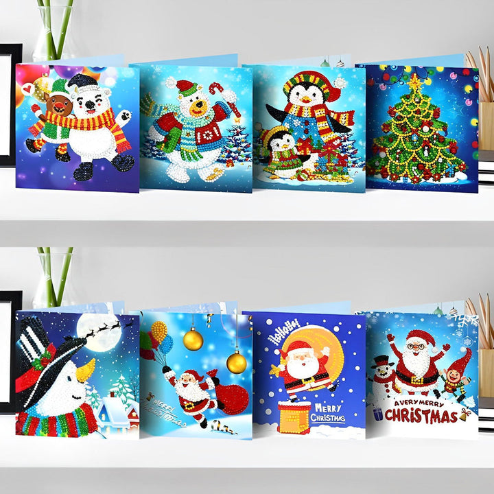 Kerstkaart V|8 Stuks CARD012