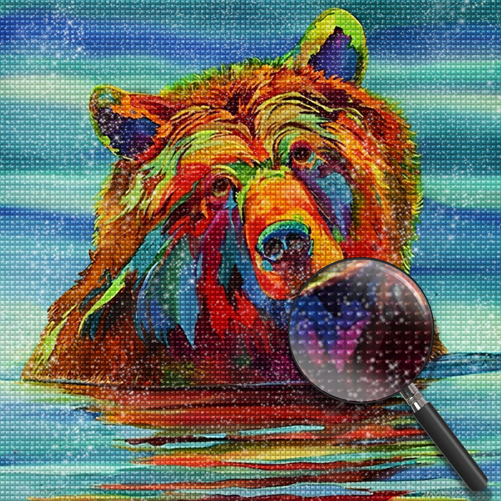 Beer Diamond Painting DPBEARSQR3