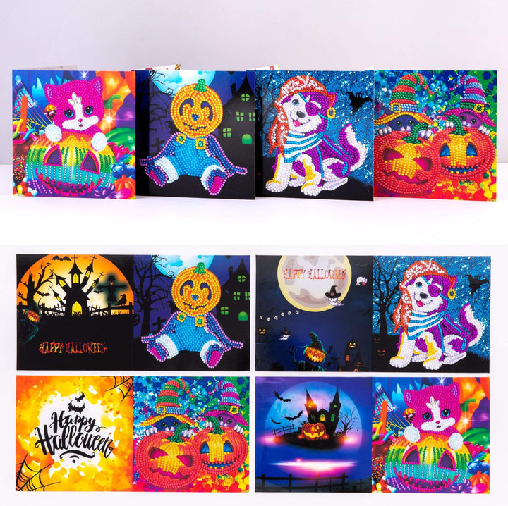 Halloween-kaarten | 4 Stuks CARD026