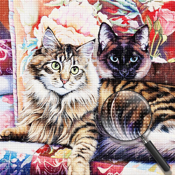 Kat Diamond Painting DPCATSQR112