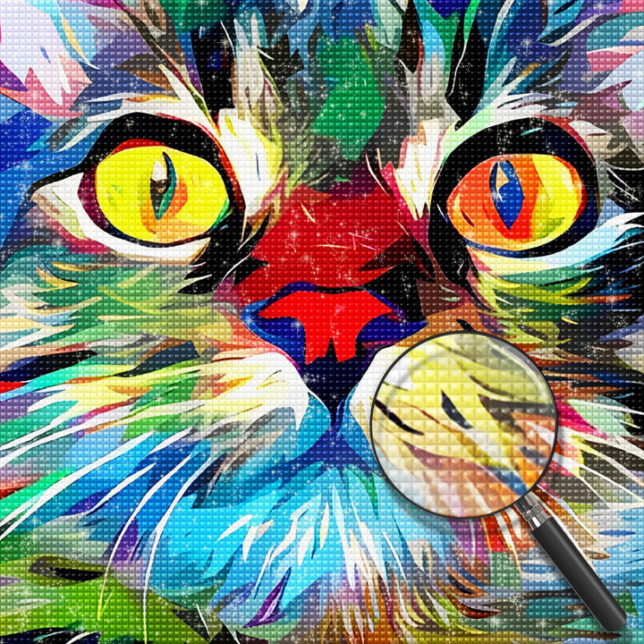 Kat Diamond Painting DPCATSQR125