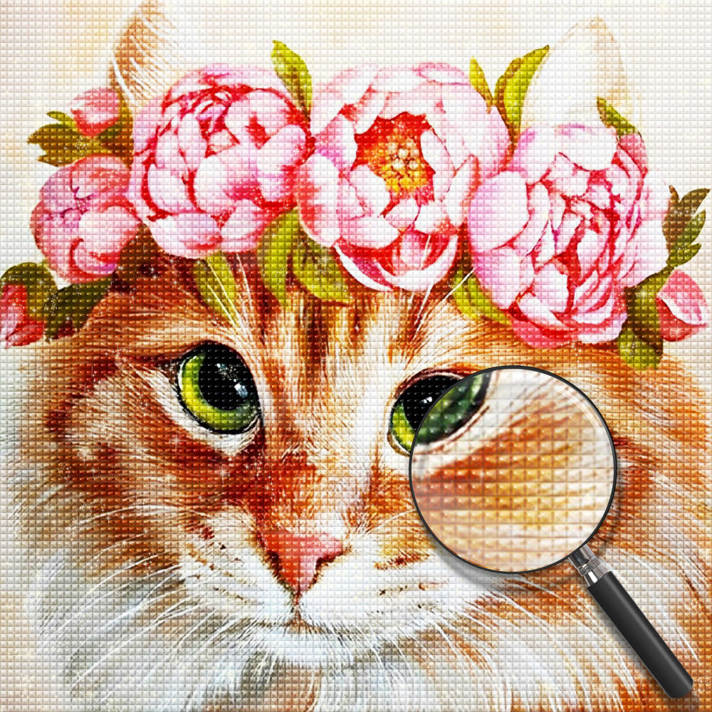 Kat Diamond Painting DPCATSQR155