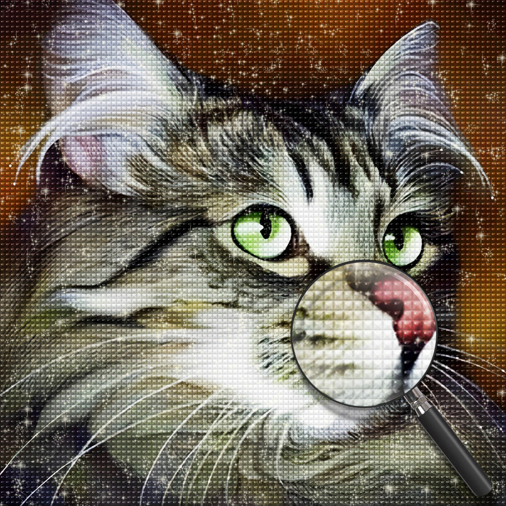 Kat Diamond Painting DPCATSQR4