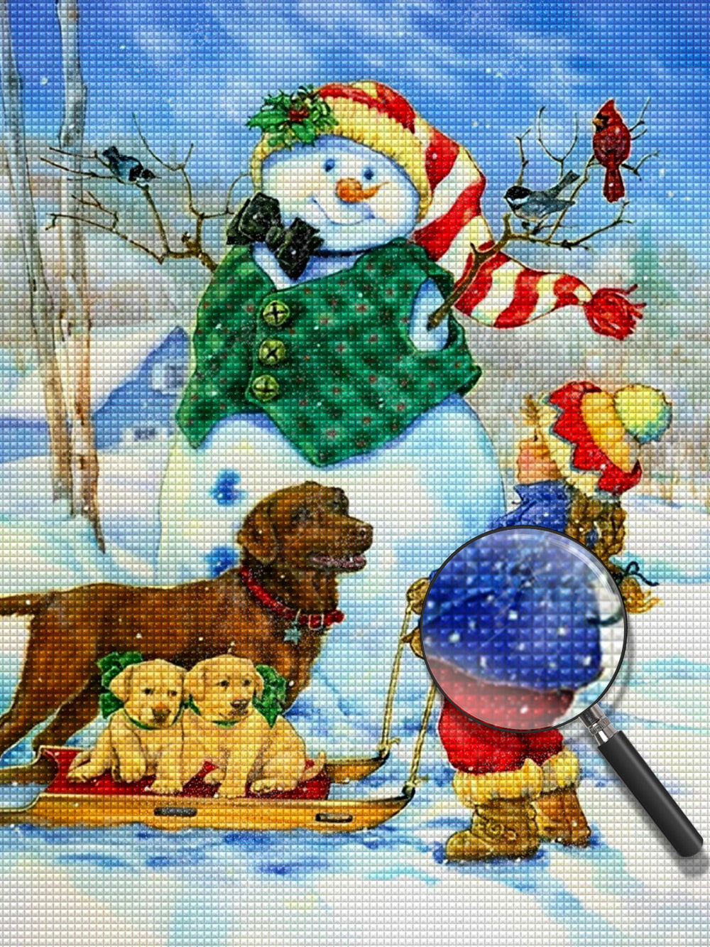 Kerst Diamond Painting DPCHRH1314