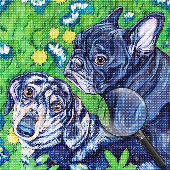 Hond Diamond Painting DPDOGSQR116