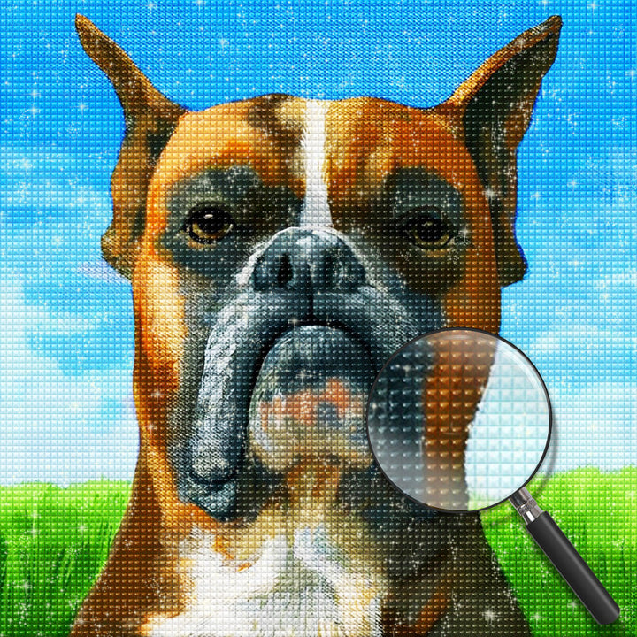 Hond Diamond Painting DPDOGSQR120