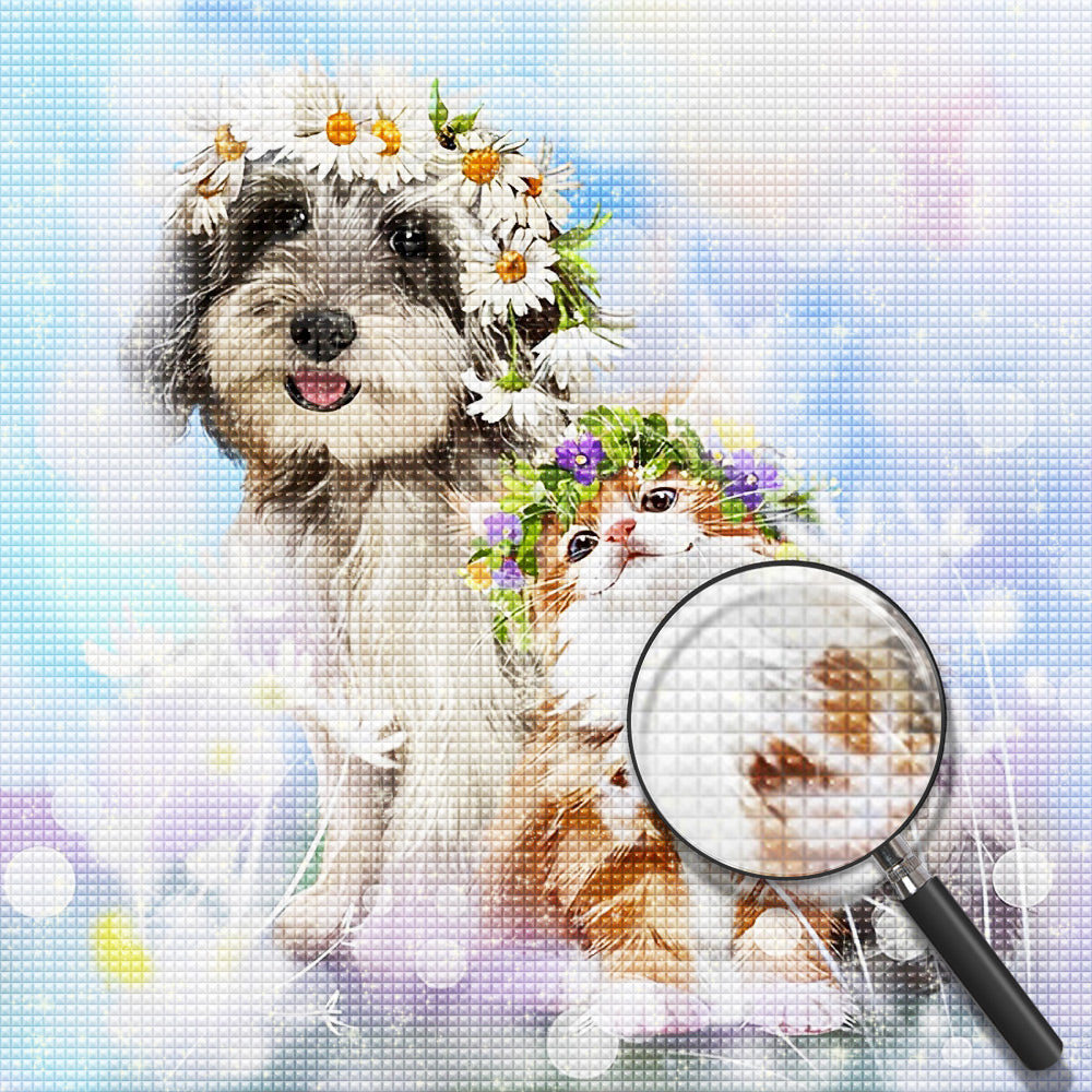 Hond Diamond Painting DPDOGSQR121