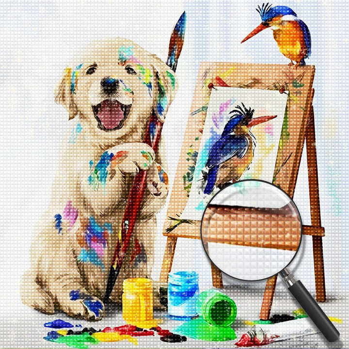 Hond Diamond Painting DPDOGSQR129