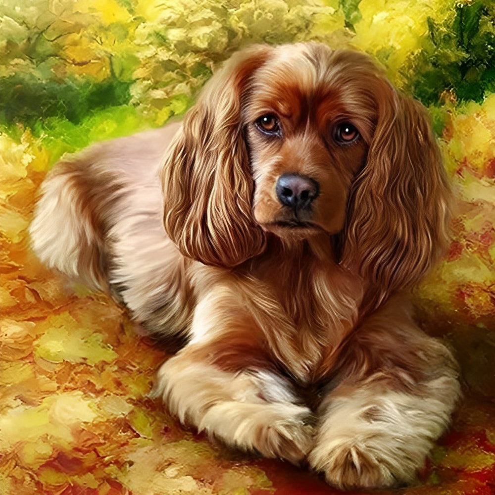 Hond Diamond Painting DPDOGSQR19