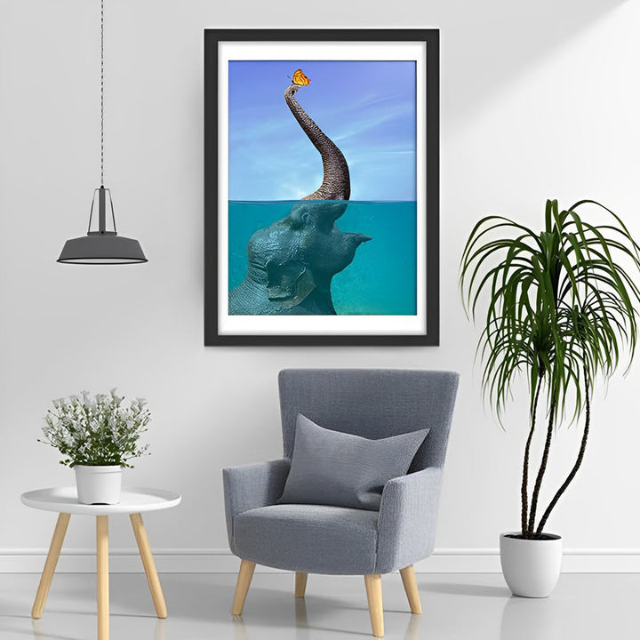 Olifant Diamond Painting DPELEH111