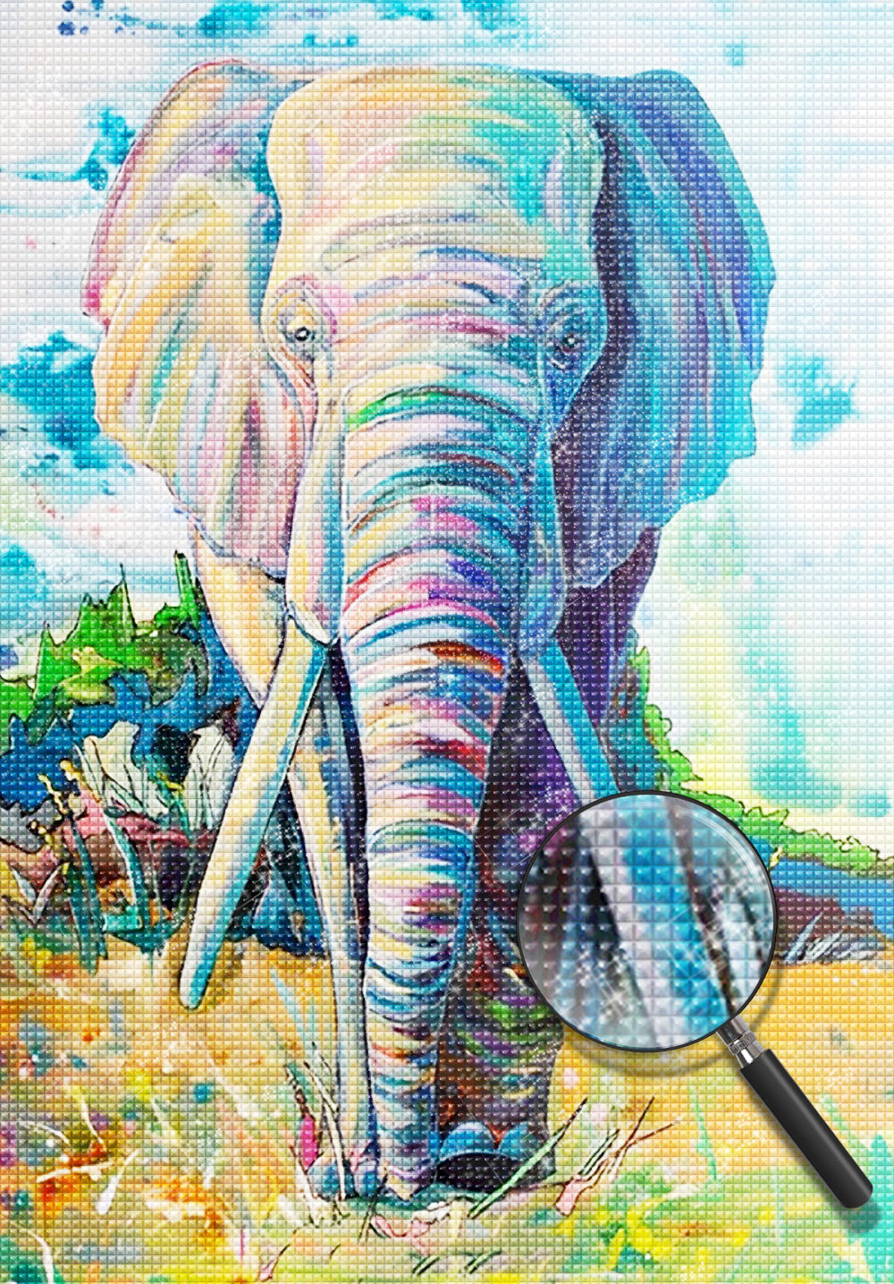 Olifant Diamond Painting DPELEH118