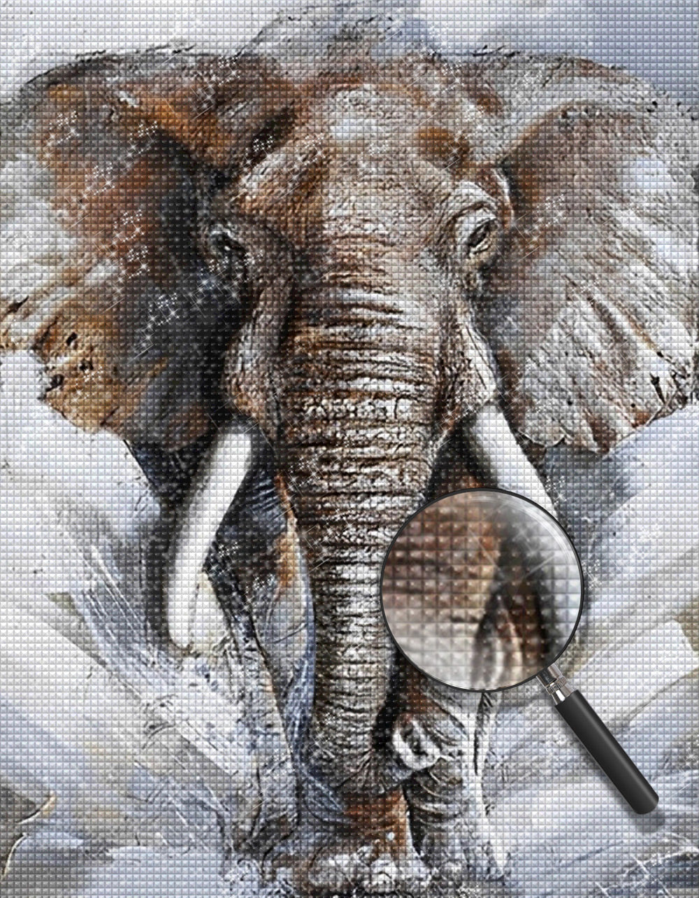 Olifant Diamond Painting DPELEH124