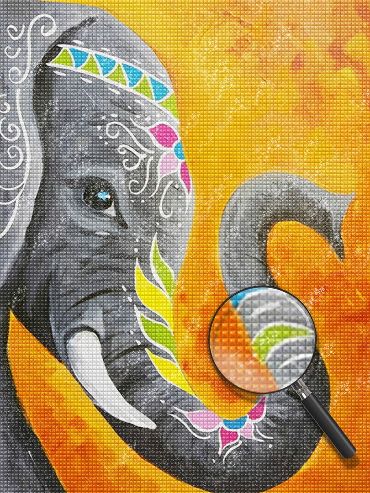 Olifant Diamond Painting DPELEH17