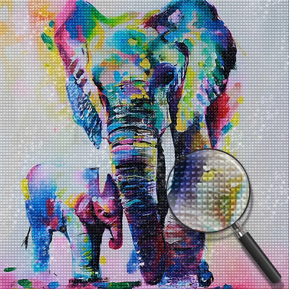 Olifant Diamond Painting DPELESQR113