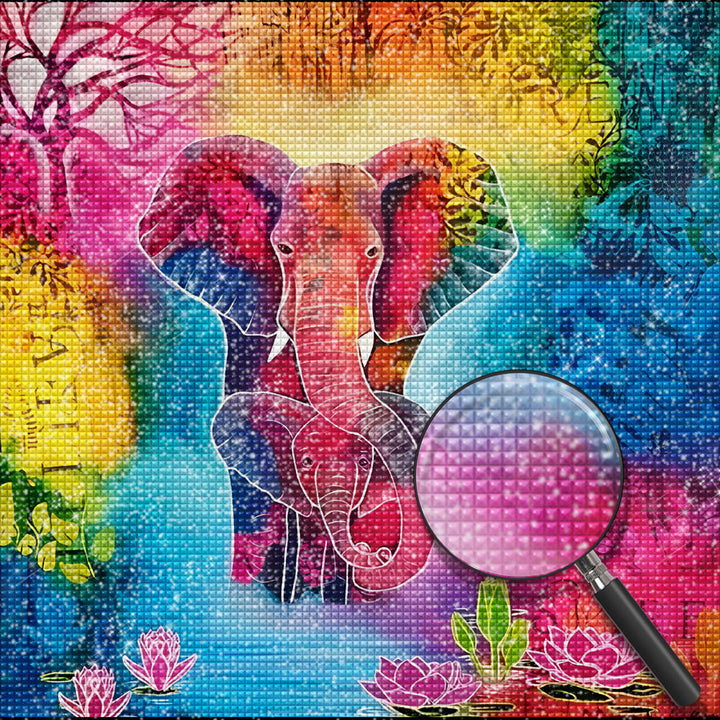 Olifant Diamond Painting DPELESQR114