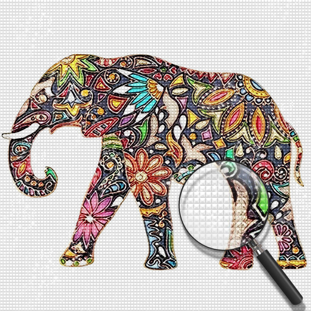 Olifant Diamond Painting DPELESQR18