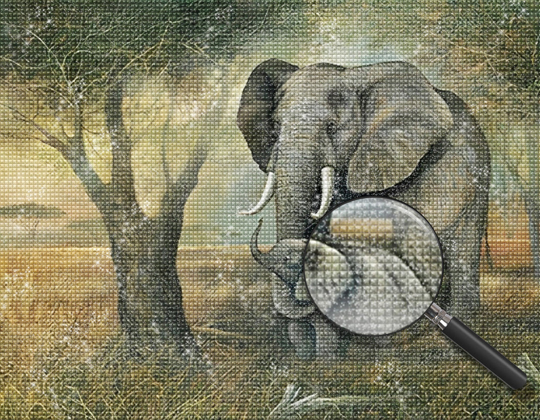 Olifant Diamond Painting DPELEW114