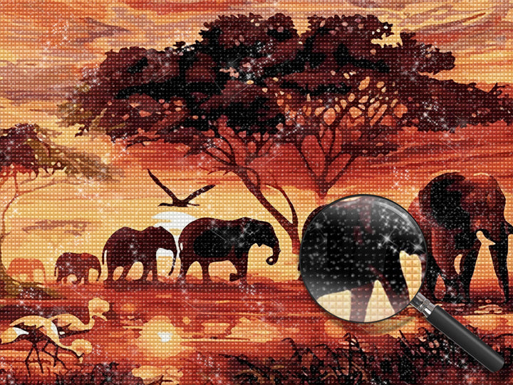 Olifant Diamond Painting DPELEW119