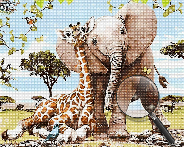 Giraffe Diamond Painting DPGIRW1