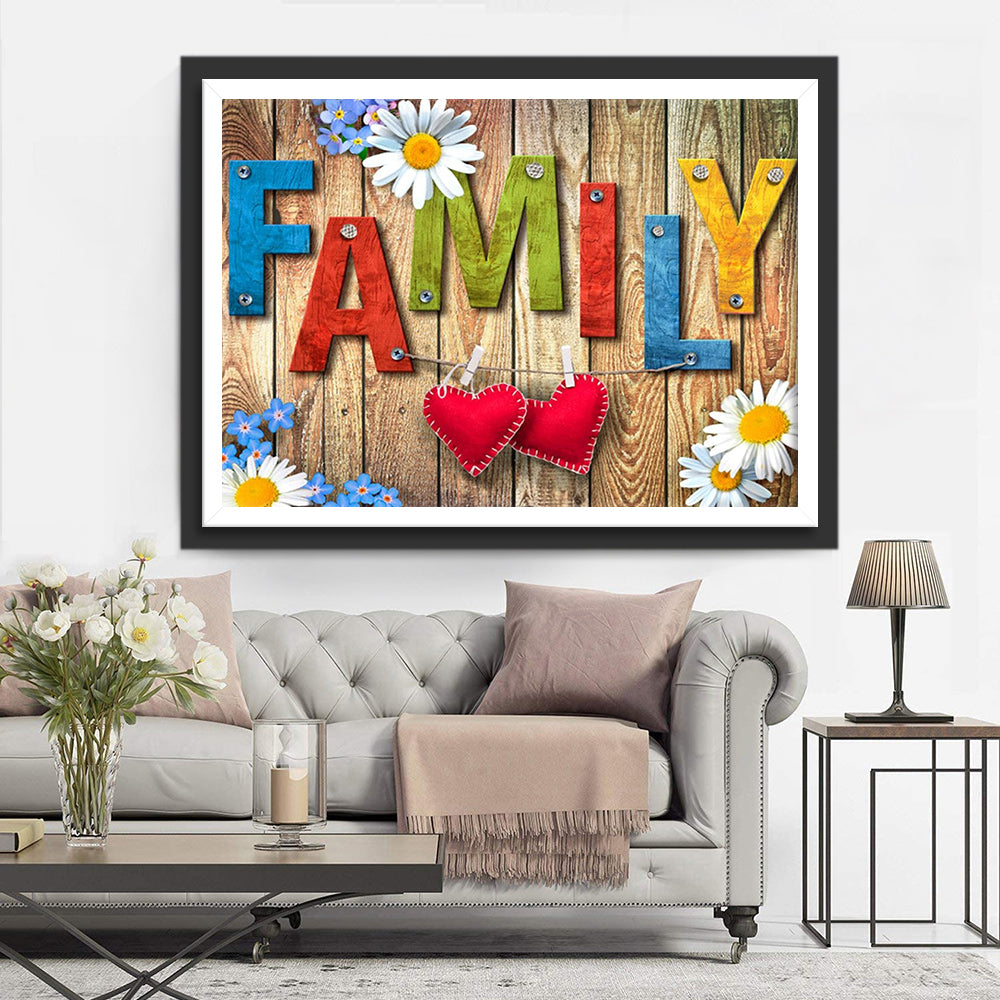 Familie Diamond Painting DPHOMW7