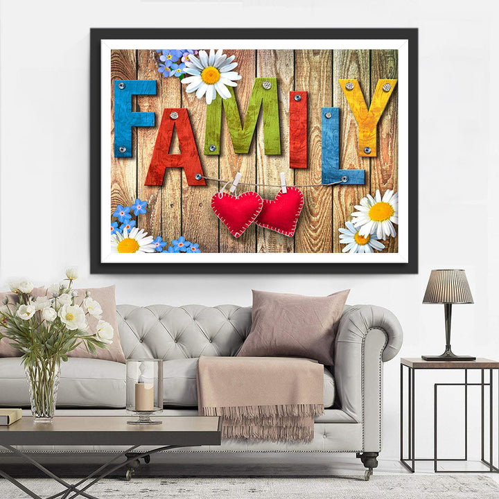 Familie Diamond Painting DPHOMW7