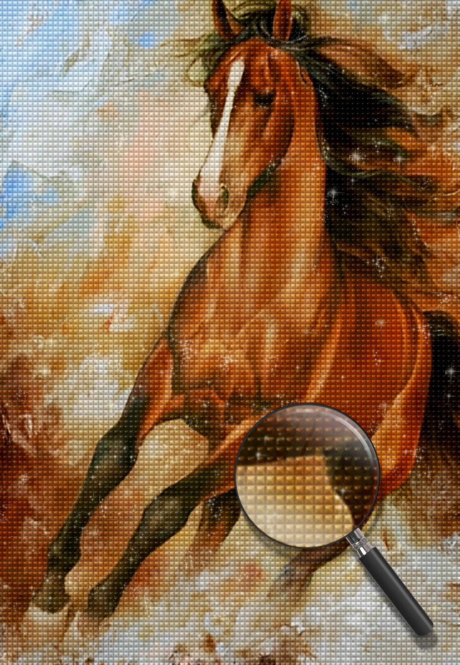 Paard Diamond Painting DPHORH17