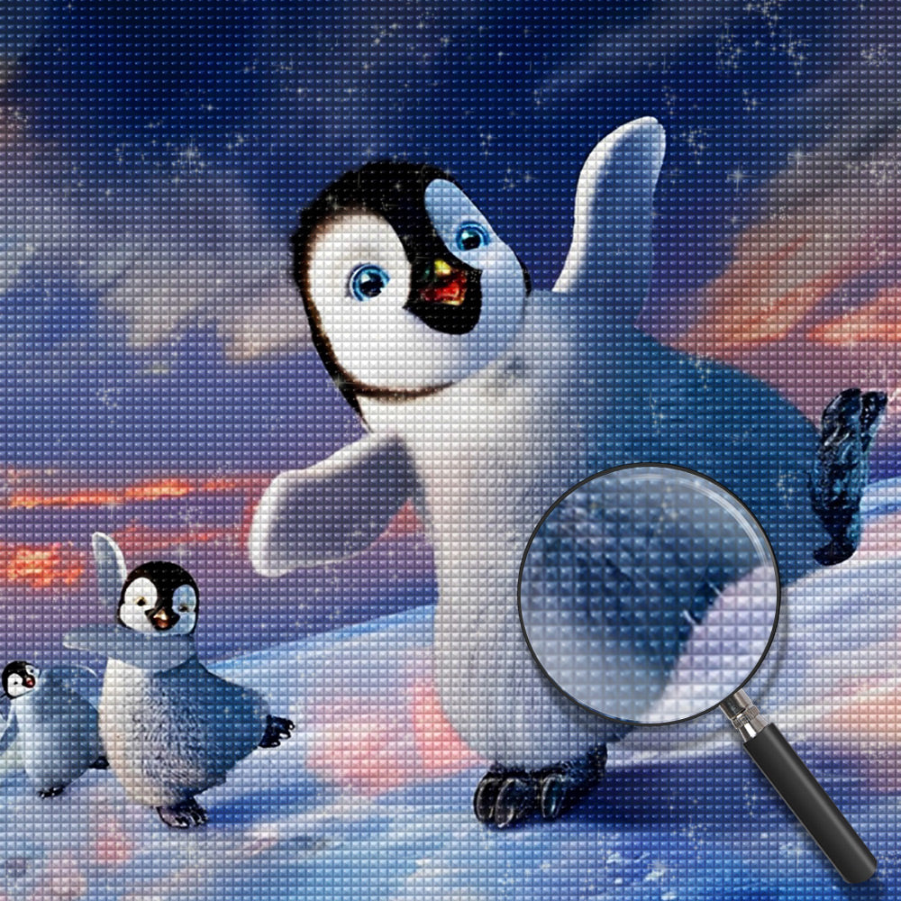 Pinguïn Diamond Painting DPPENSQR3