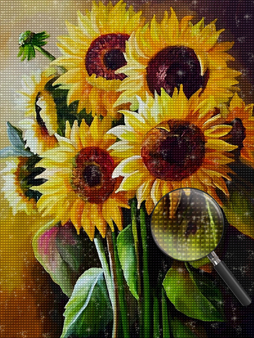 Zonnebloem Diamond Painting DPSUNH14