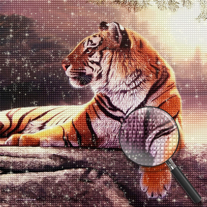 Tijger Diamond Painting DPTIGSQR111