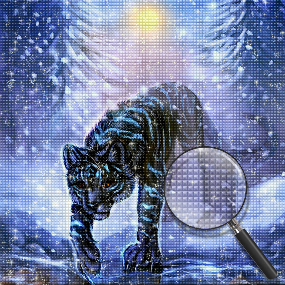 Tijger Diamond Painting DPTIGSQR114