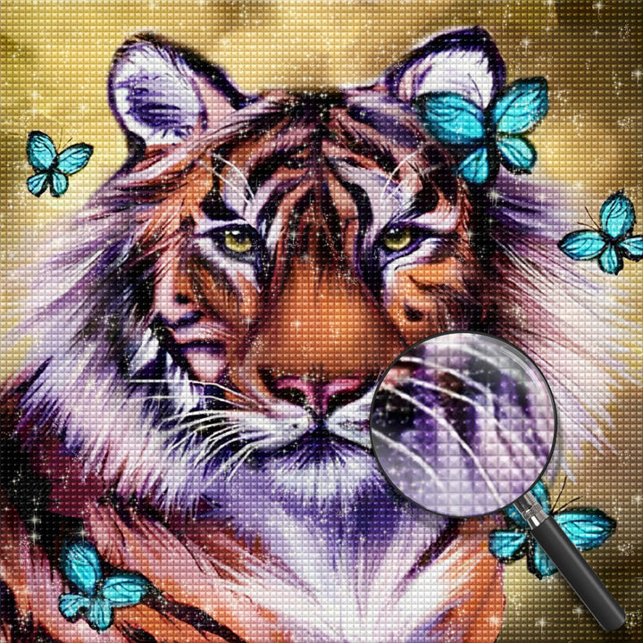 Tijger Diamond Painting DPTIGSQR117