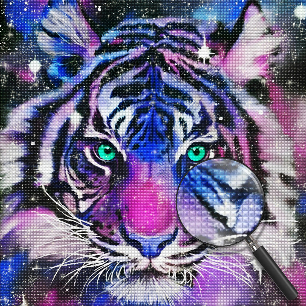 Tijger Diamond Painting DPTIGSQR128