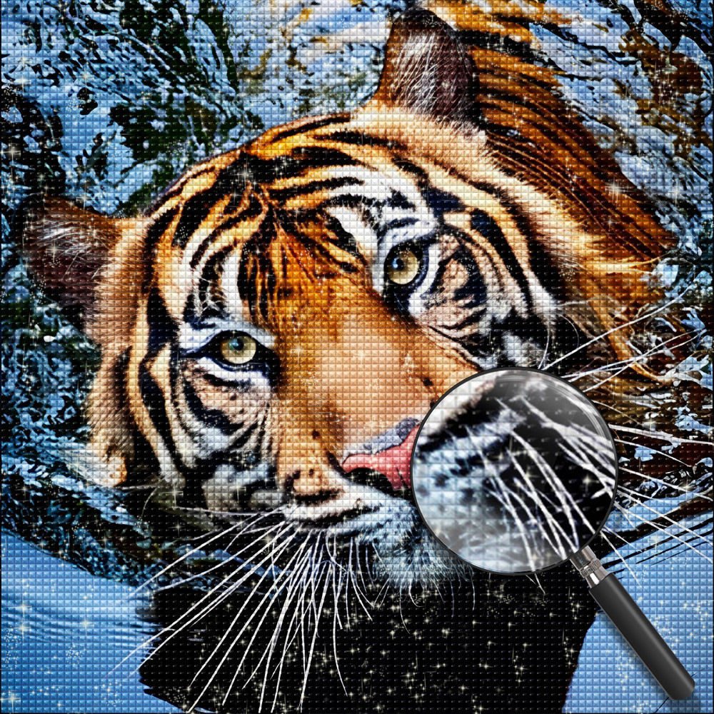 Tijger Diamond Painting DPTIGSQR129