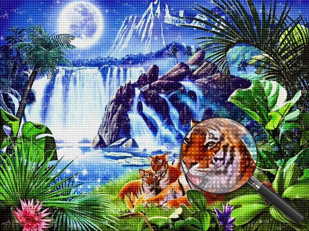 Tijger Diamond Painting DPTIGW122