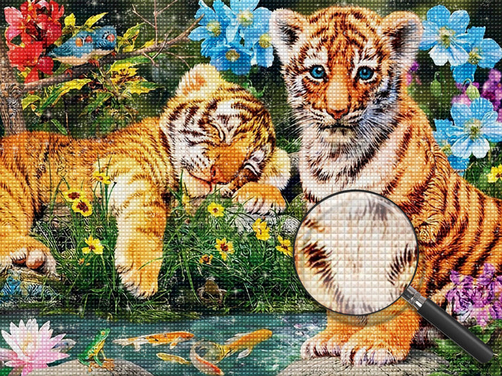 Tijger Diamond Painting DPTIGW123