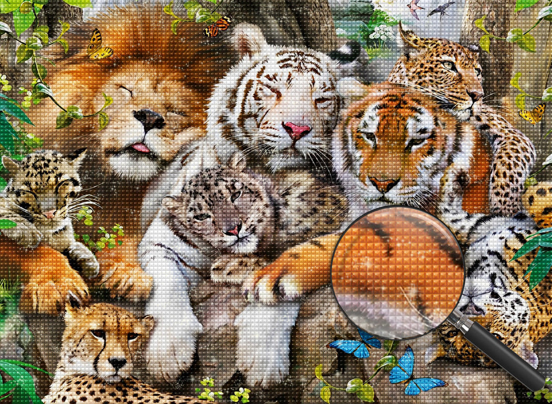 Tijger Diamond Painting DPTIGW125