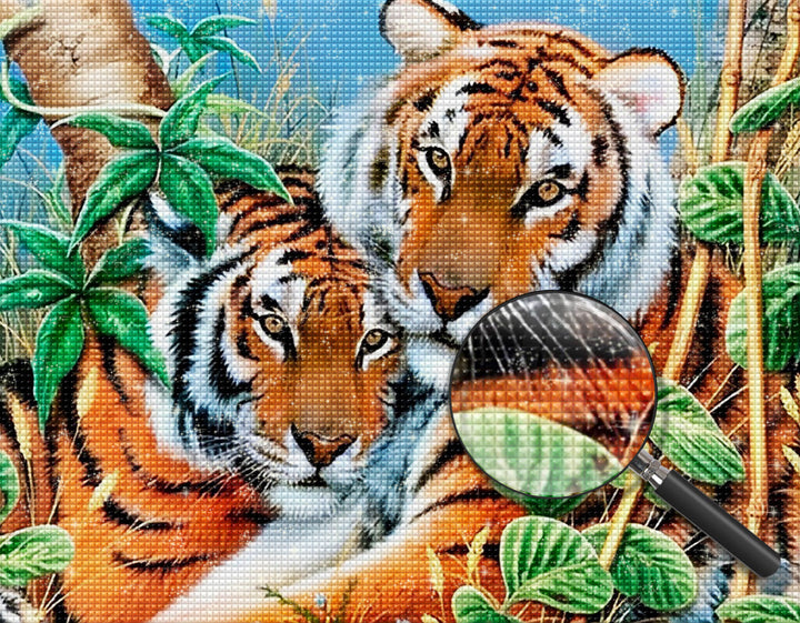 Tijger Diamond Painting DPTIGW129