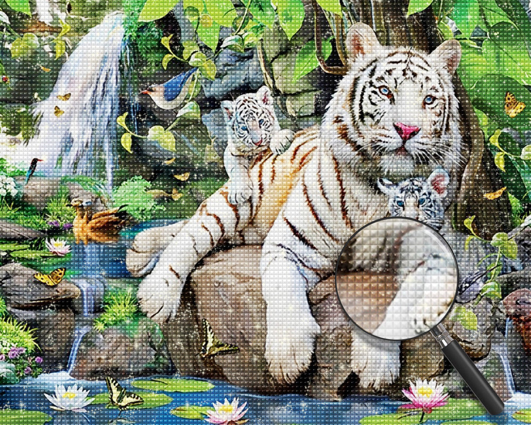 Tijger Diamond Painting DPTIGW131