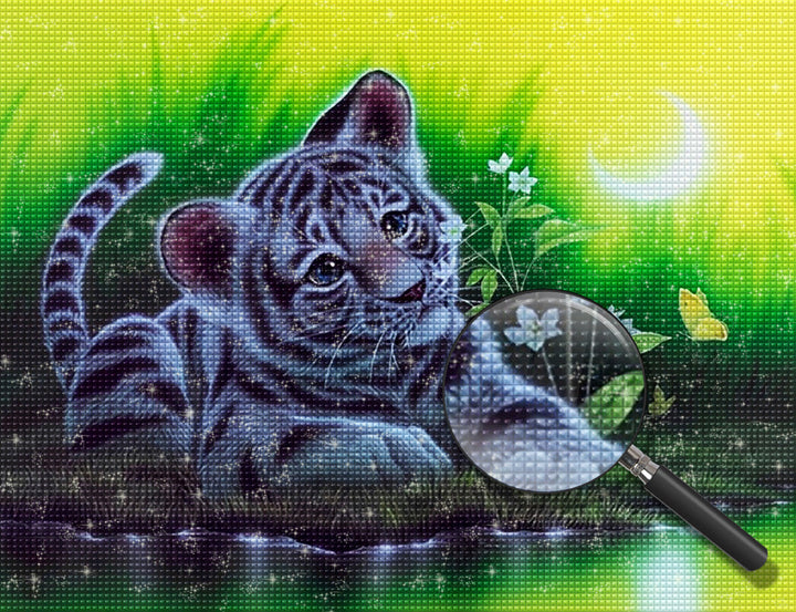 Tijger Diamond Painting DPTIGW138