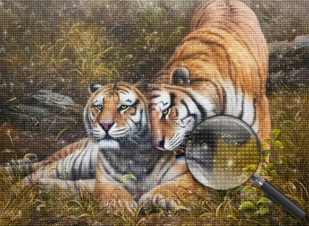 Tijger Diamond Painting DPTIGW141